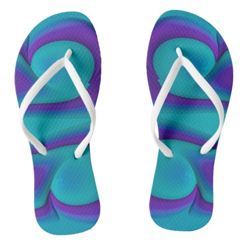  SAPPHIRE EYES  Fractal Design  Original  Flip Flops
