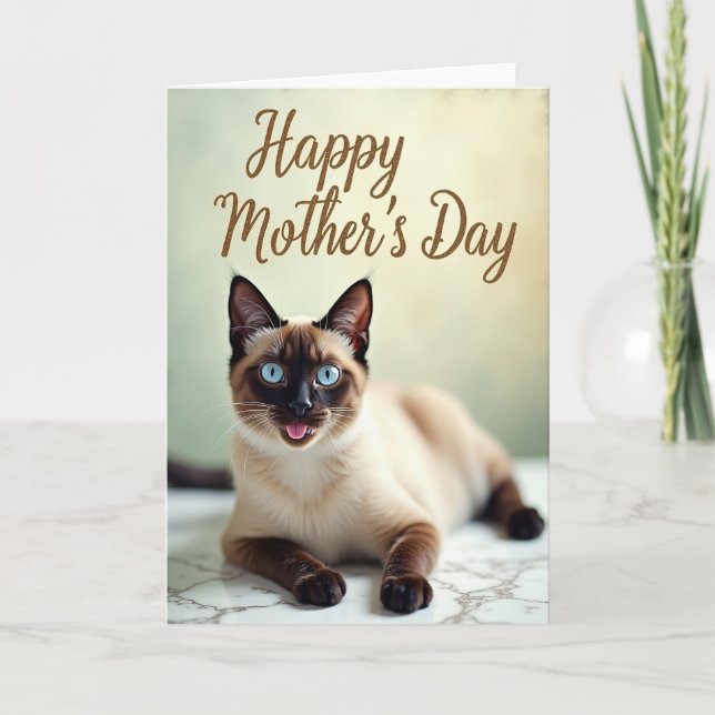 Sapphire Eyes Mothers Day Card (Front)