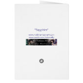 Sapphire Fairy Fantasy Watercolor Art Cards (Back)