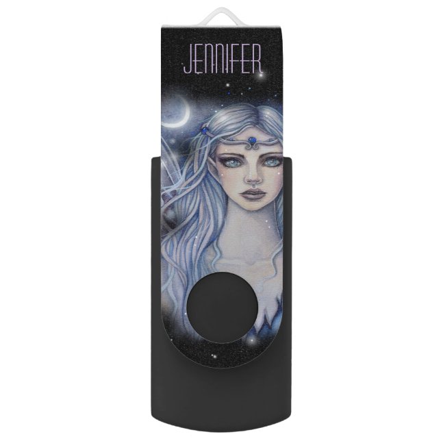 Sapphire Fairy Personalized USB Drive (Front Vertical)