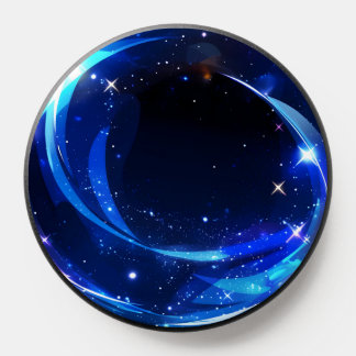 Sapphire Gem Stone Illustration PopSocket