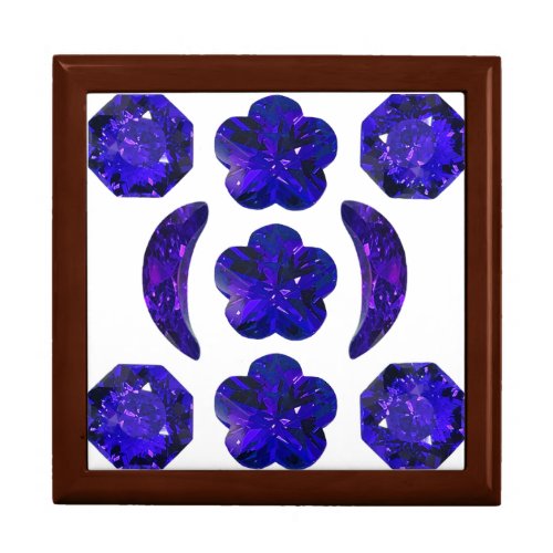 Sapphire Gemstone Blue Gift Box