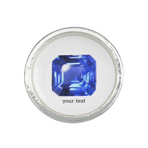 Sapphire Gemstone Sky Blue Ring