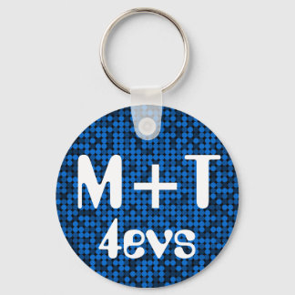 Sapphire Glam Keychain