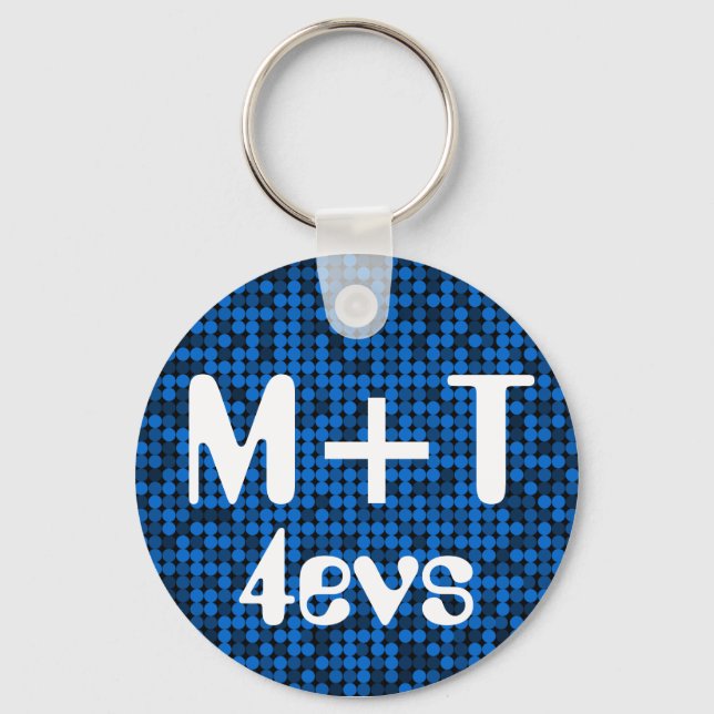 Sapphire Glam Keychain (Front)