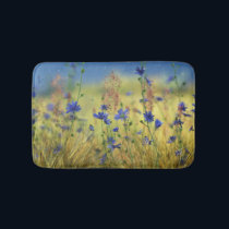 Sapphire & Gold Bath Mat