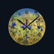 Sapphire & Gold Clock