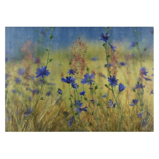 Sapphire & Gold Cutting Board (Front)