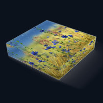 Sapphire & Gold Paperweight