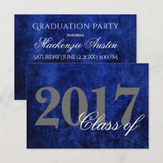 Sapphire Grad | Blue Royal Cobalt Azure Year Invitation