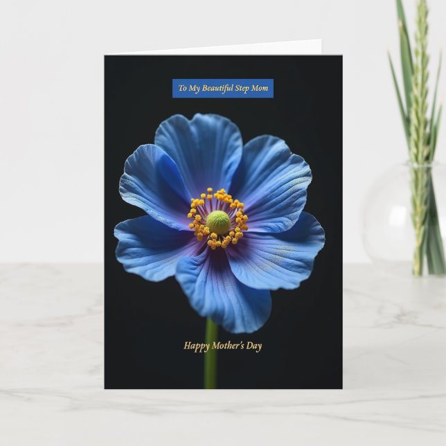 Sapphire Hue Mothers Day Card (Front)