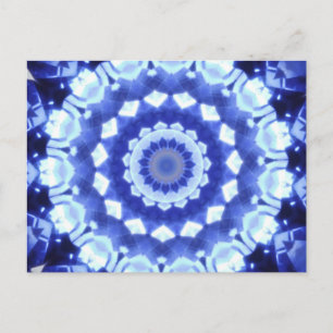 Sapphire Kaleidoscope Postcard
