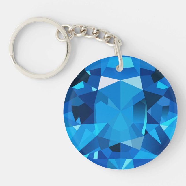 Sapphire Keychain (Front)