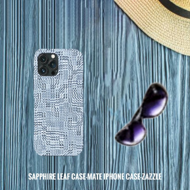 Sapphire Leaf  Case-Mate iPhone Case (Creator Uploaded)