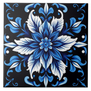 sapphire mandala tile