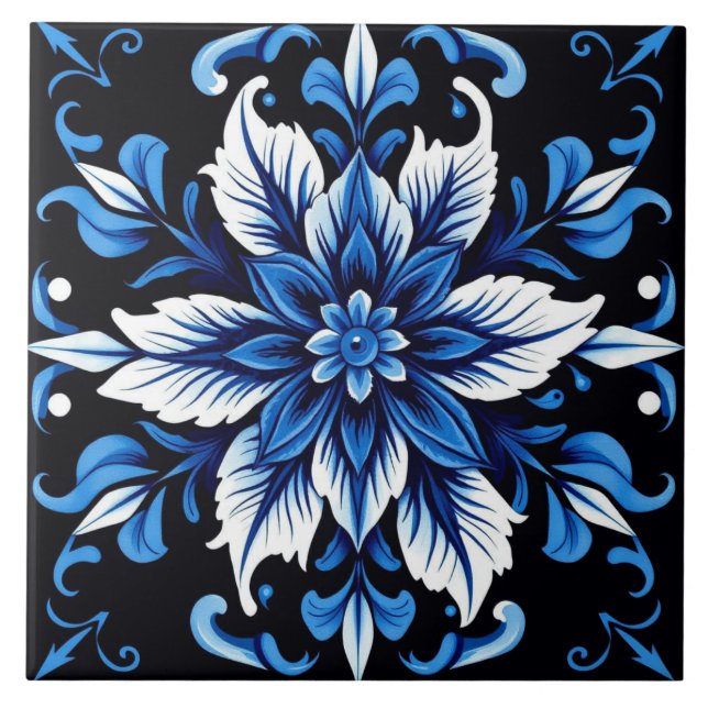 sapphire mandala tile (Front)