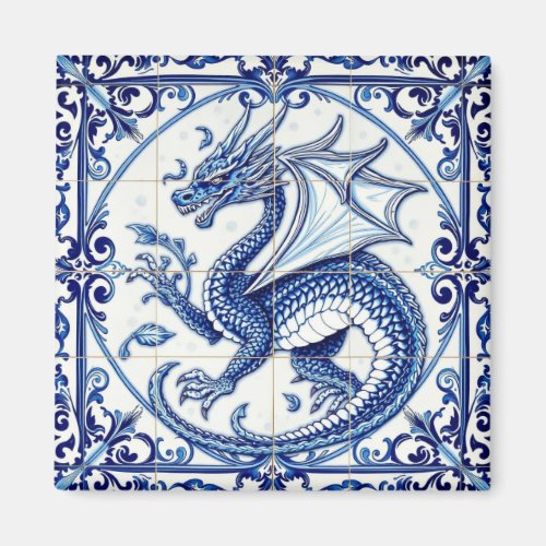 sapphire moon dragon magnet