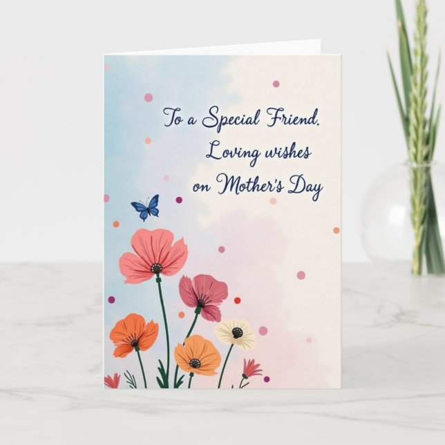 Sapphire Mothers Day Love Card (Front)