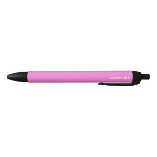 Sapphire pink color name pen