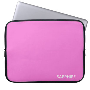 Sapphire pink colour name laptop sleeve