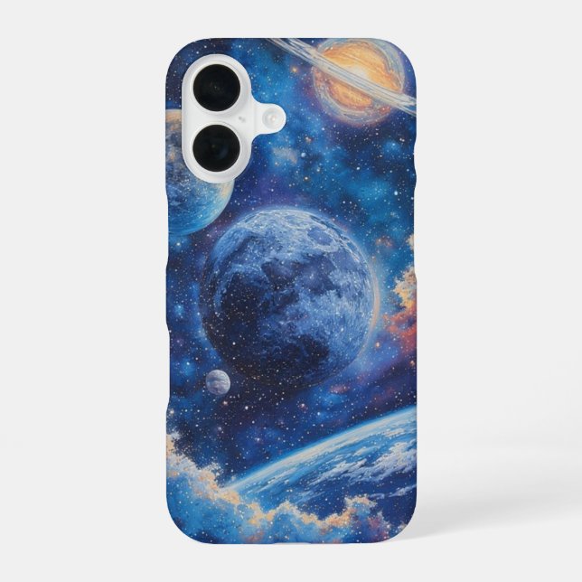 Sapphire Planet Symphony Iphone Case (Back)