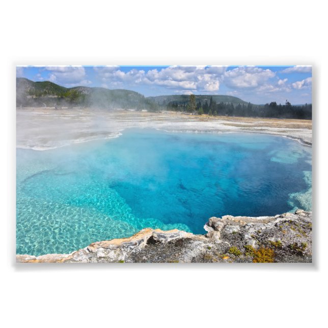 Sapphire Pool, Yellowstone National Park Photo Print (Front)