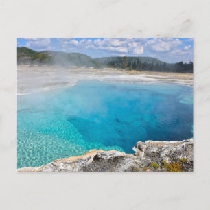 Sapphire Pool, Yellowstone National Park Postcard