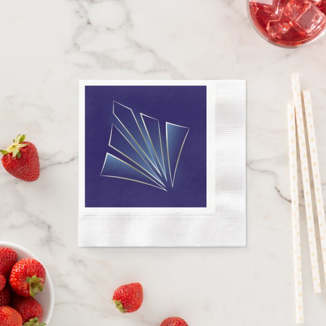 Sapphire Rays Napkins (Insitu)