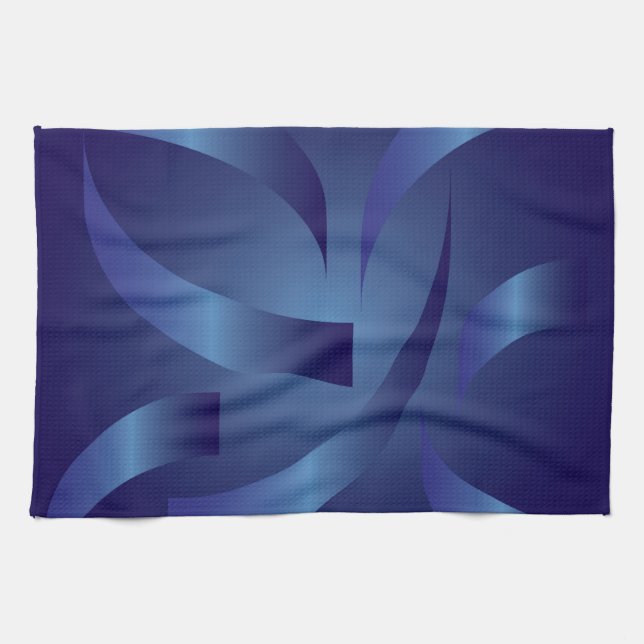 sapphire ribbons kitchen towel (Horizontal)