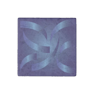 sapphire ribbons stone magnet
