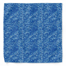 Sapphire Scale Pattern Bandana