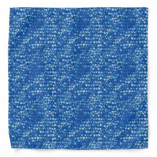Sapphire Scale Pattern Bandana
