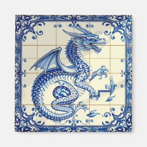 sapphire serpent dragon magnet