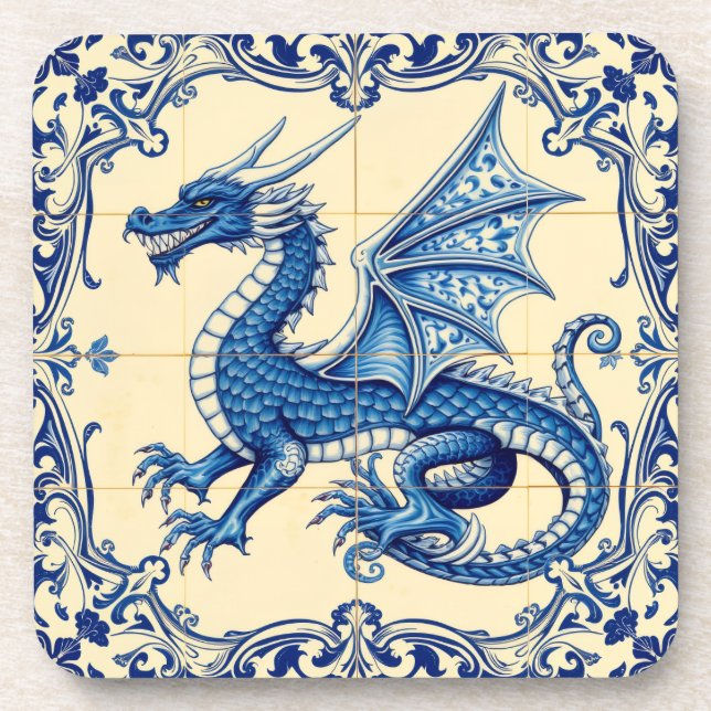 sapphire sky dragon coaster (Front)