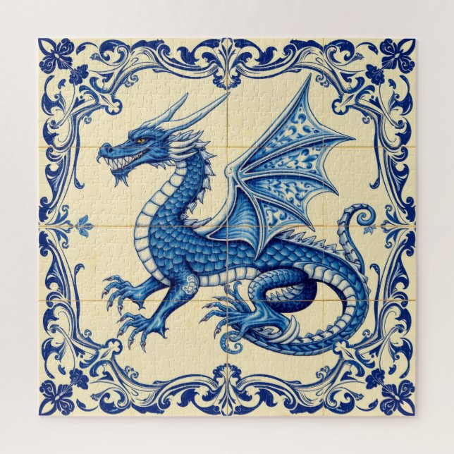sapphire sky dragon puzzle (Vertical)