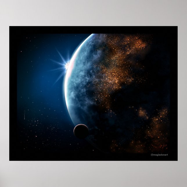 Sapphire Sphere Poster (Front)