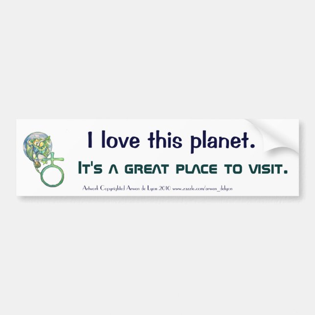 Sapphire Terra Bumper Sticker (Front)