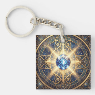 Sapphire – The Stone of Truth and Wisdom´2 Keychain