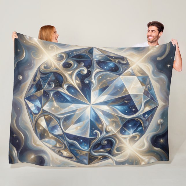 Sapphire – The Stone of Truth and Wisdom´3 Fleece Blanket (In Situ)