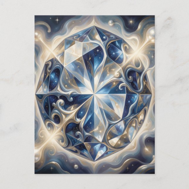 Sapphire – The Stone of Truth and Wisdom´3 Postcard (Front)
