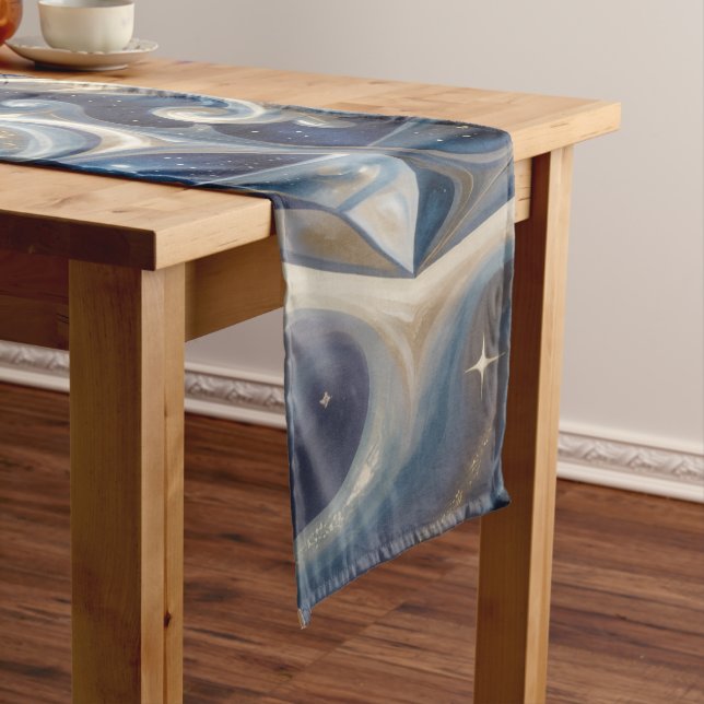 Sapphire – The Stone of Truth and Wisdom´3 Short Table Runner (In Situ)