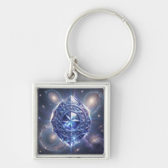 Sapphire – The Stone of Truth and Wisdom´4 Keychain (Front)