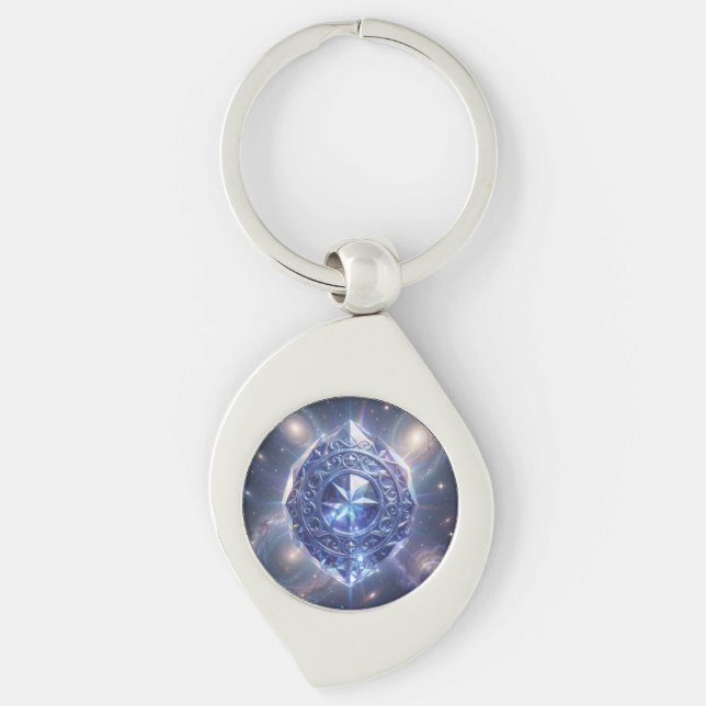 Sapphire – The Stone of Truth and Wisdom´4 Keychain (Front)