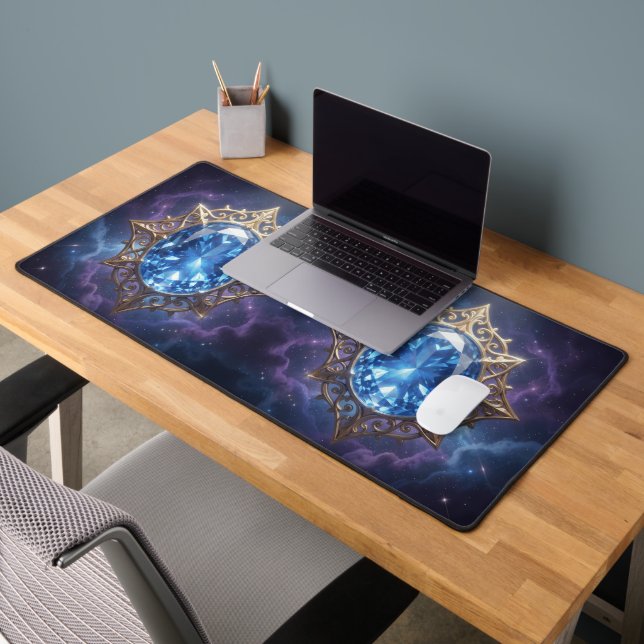 Sapphire – The Stone of Truth and Wisdom´5 Desk Mat (Office 2)