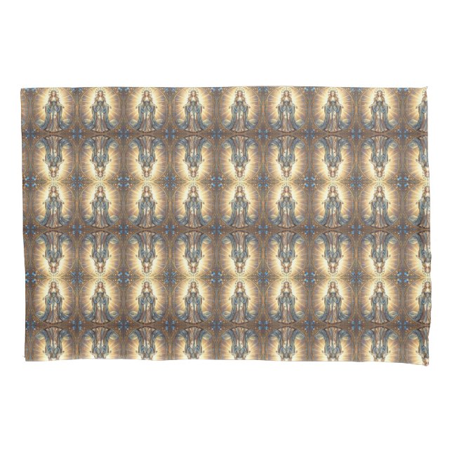 Sapphire – The Stone of Truth and Wisdom´5 Pillow Case (Front)