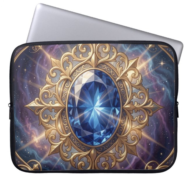 Sapphire – The Stone of Truth and Wisdom´6 Laptop Sleeve (Front)