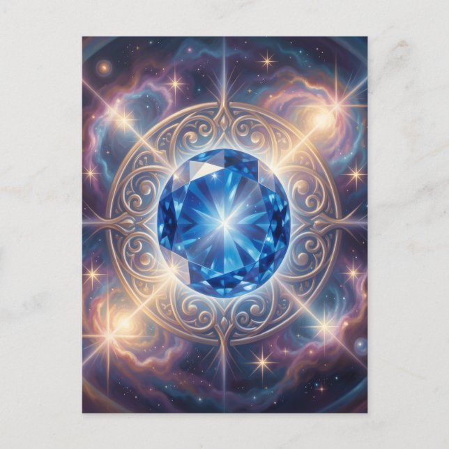 Sapphire – The Stone of Truth and Wisdom´6 Postcard (Front)
