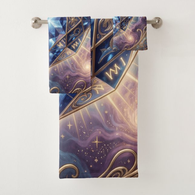 Sapphire – The Stone of Truth and Wisdom´7 Bath Towel Set (Insitu)