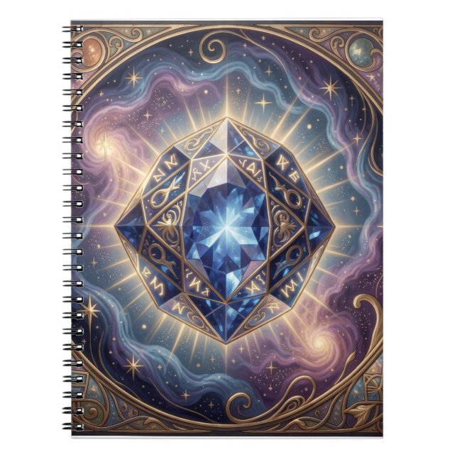 Sapphire – The Stone of Truth and Wisdom´7 Notebook (Front)