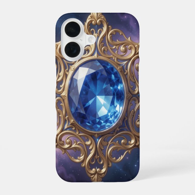 Sapphire – The Stone of Truth and Wisdom´8 iPhone Case (Back)